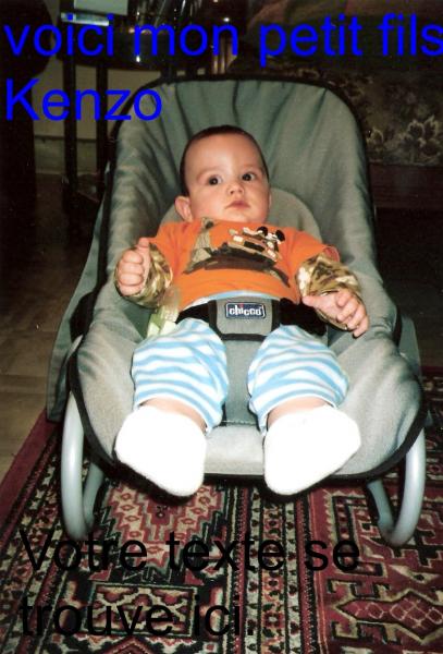 Voici mon petit fils